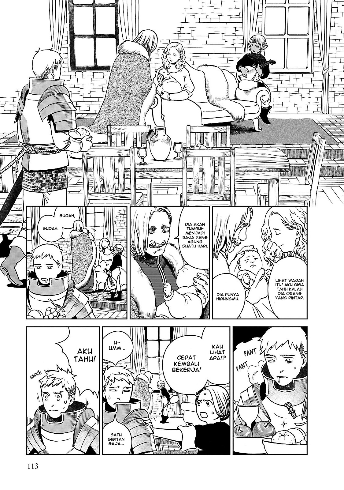 Halaman 12 dari Dungeon Meshi Chapter 12