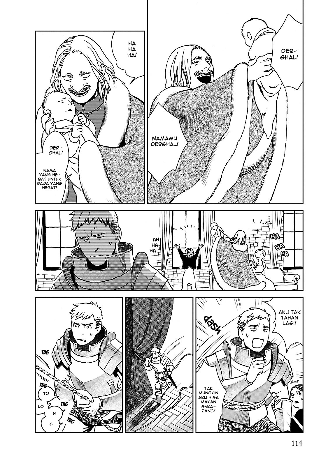 Halaman 13 dari Dungeon Meshi Chapter 12