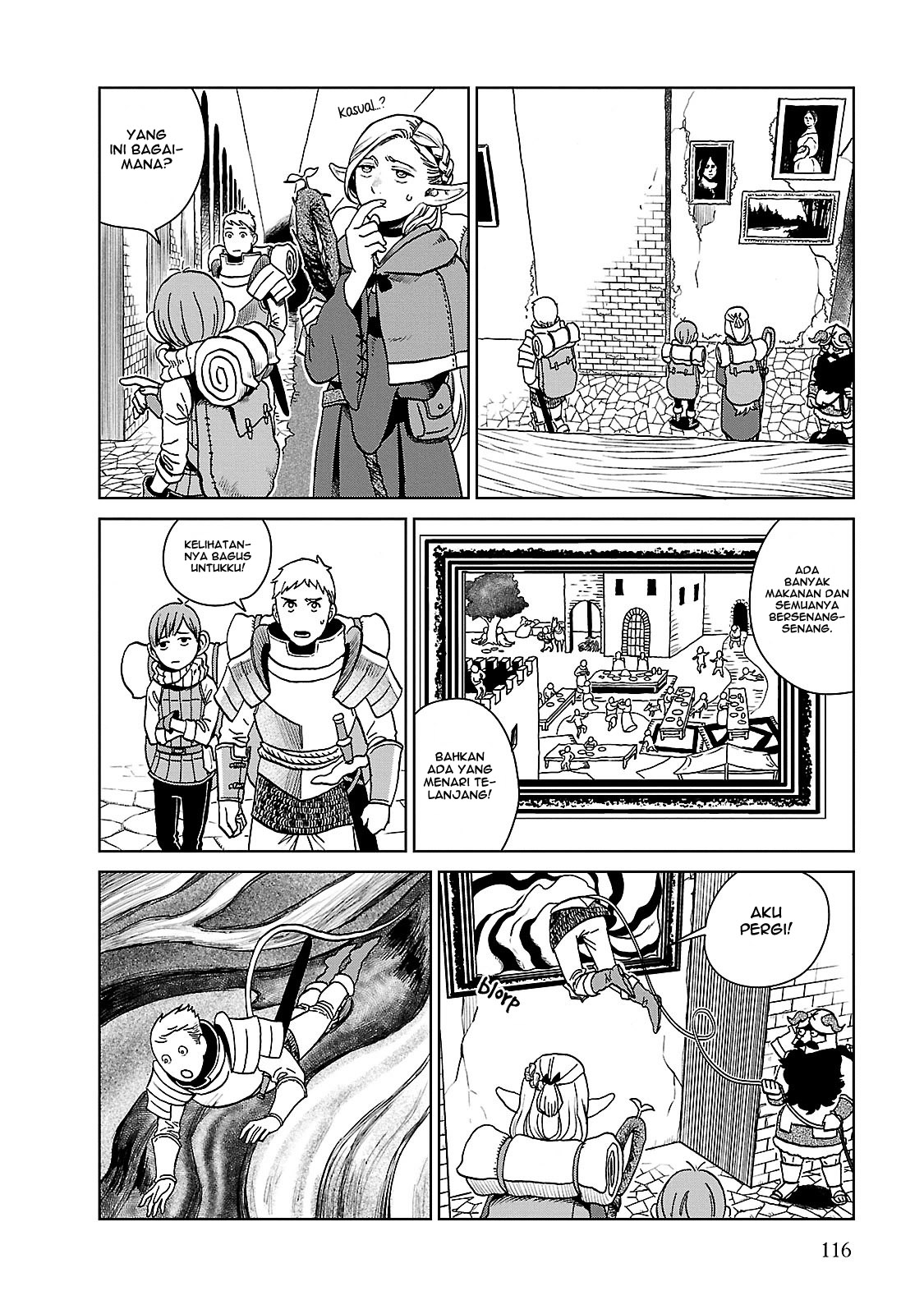 Halaman 15 dari Dungeon Meshi Chapter 12