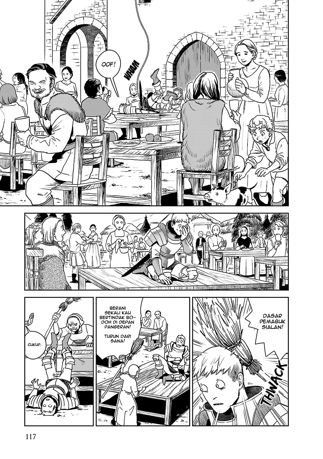 Halaman 16 dari Dungeon Meshi Chapter 12