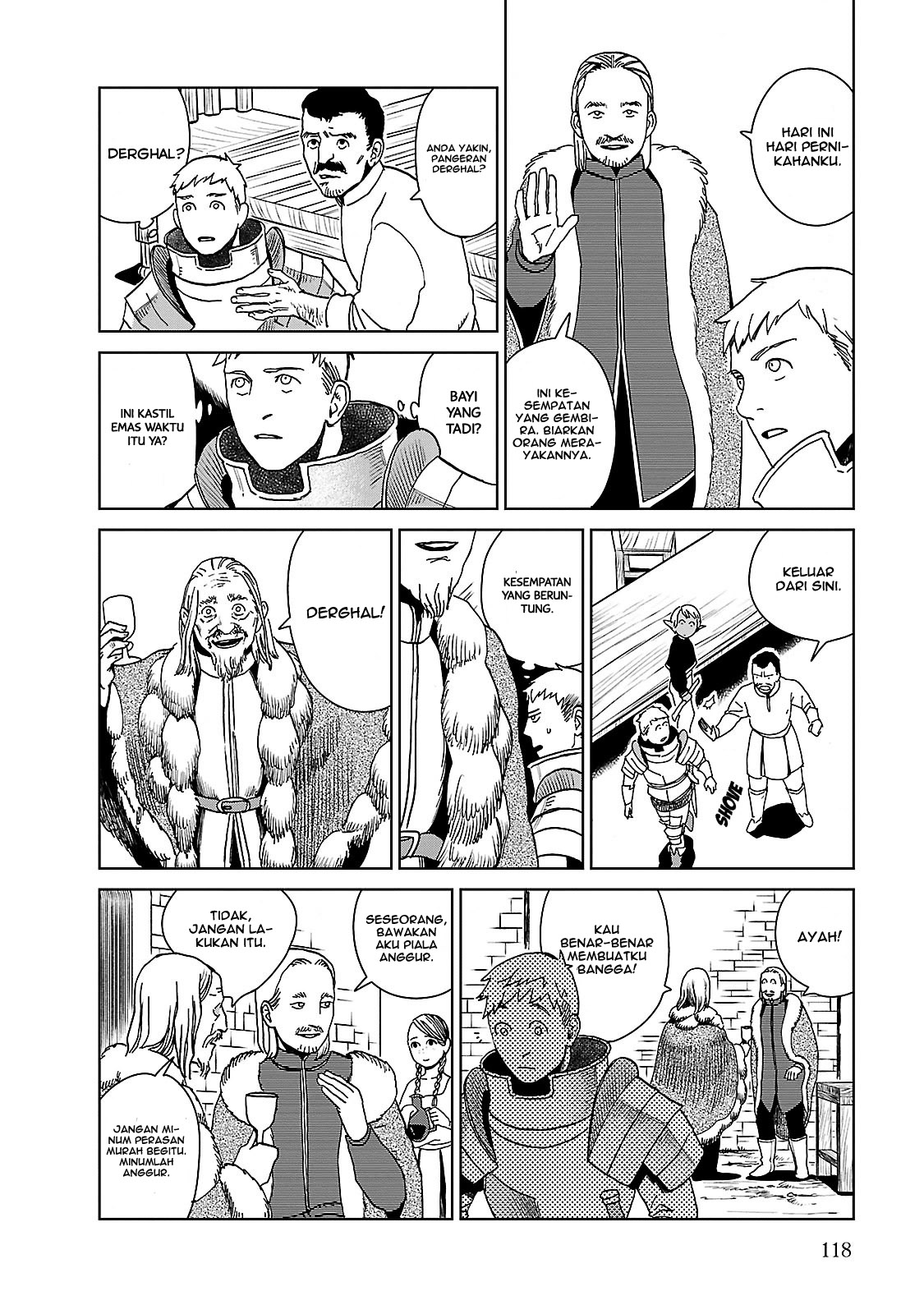 Halaman 17 dari Dungeon Meshi Chapter 12