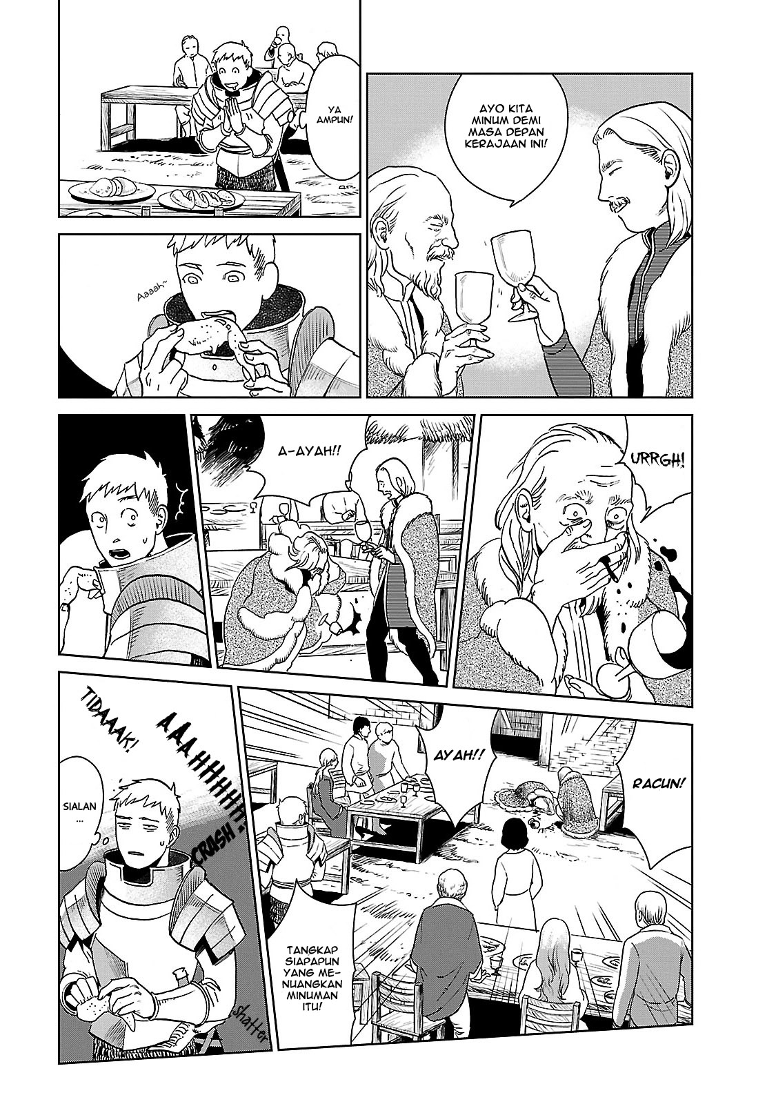 Halaman 18 dari Dungeon Meshi Chapter 12