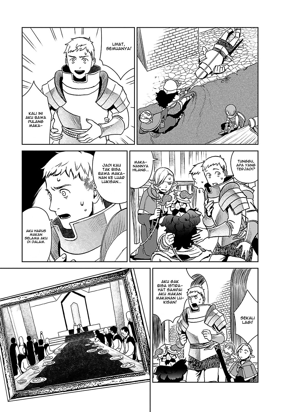 Halaman 20 dari Dungeon Meshi Chapter 12
