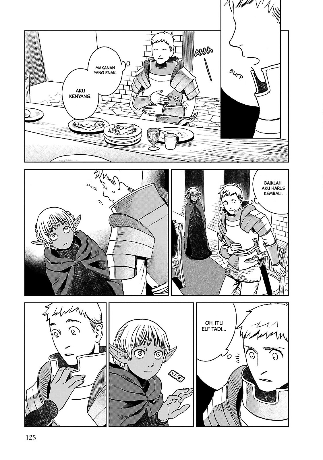 Halaman 24 dari Dungeon Meshi Chapter 12