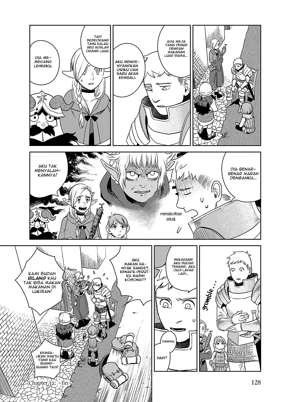 Halaman 27 dari Dungeon Meshi Chapter 12
