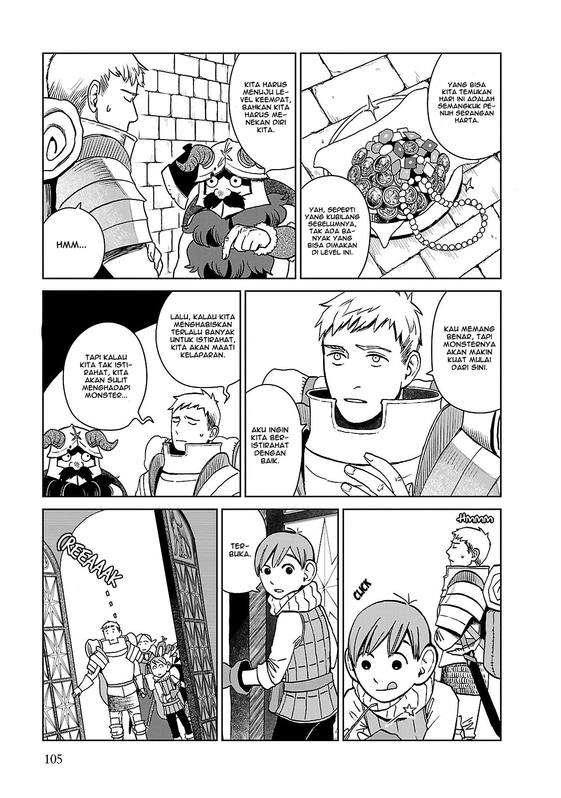 Halaman 4 dari Dungeon Meshi Chapter 12