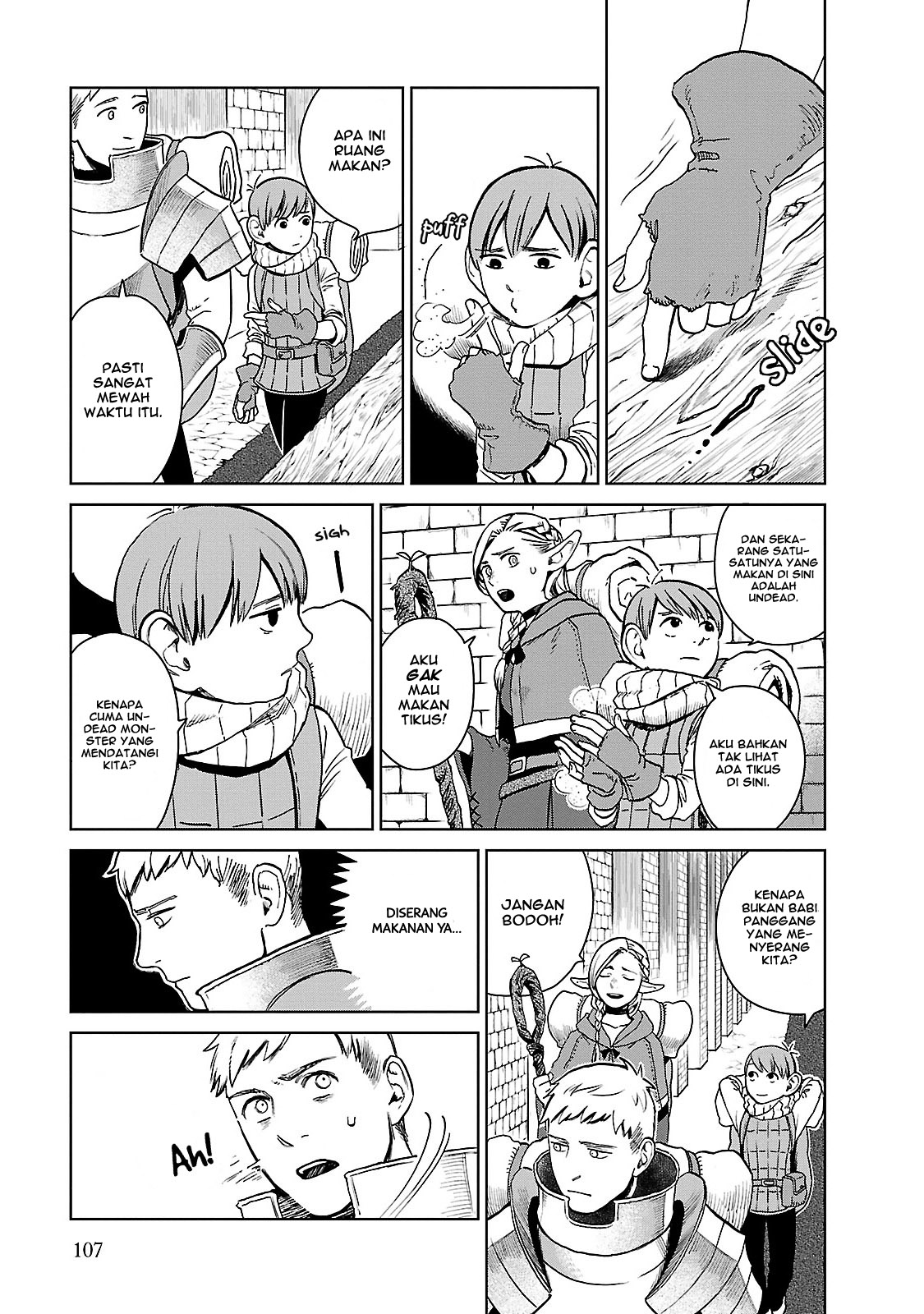 Halaman 6 dari Dungeon Meshi Chapter 12