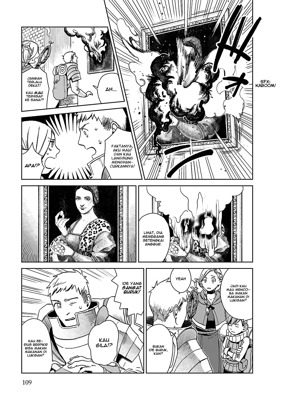 Halaman 8 dari Dungeon Meshi Chapter 12