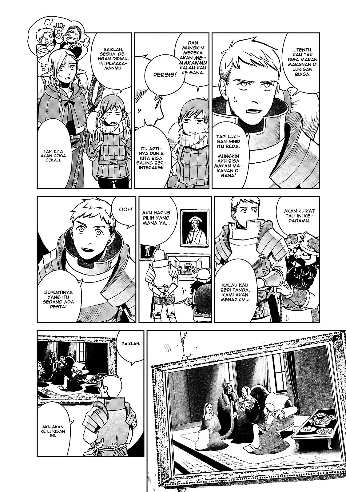Halaman 9 dari Dungeon Meshi Chapter 12