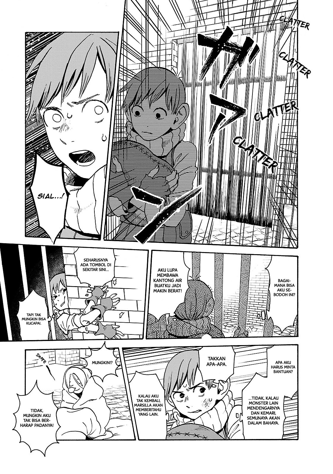 Halaman 10 dari Dungeon Meshi Chapter 13