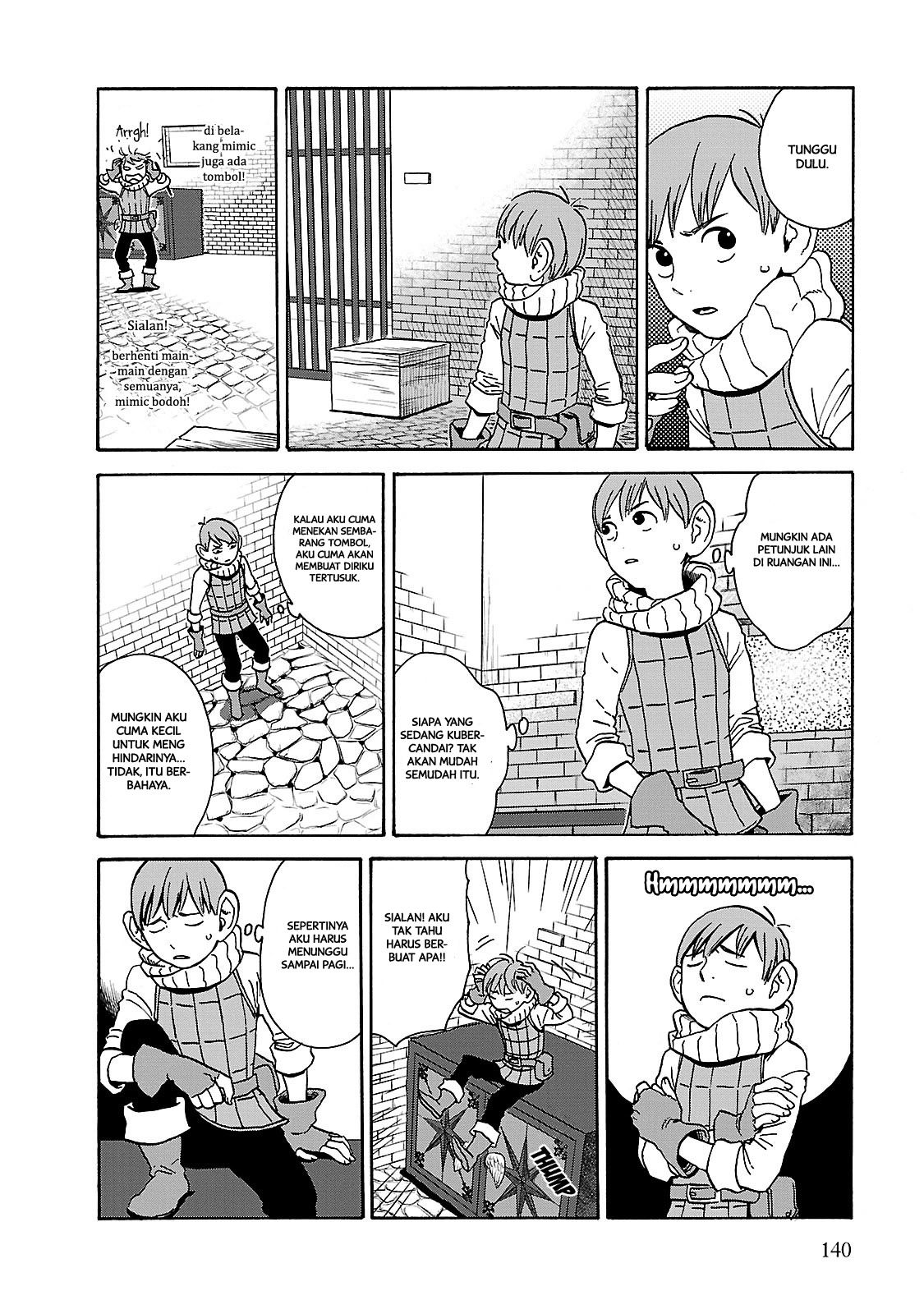 Halaman 13 dari Dungeon Meshi Chapter 13