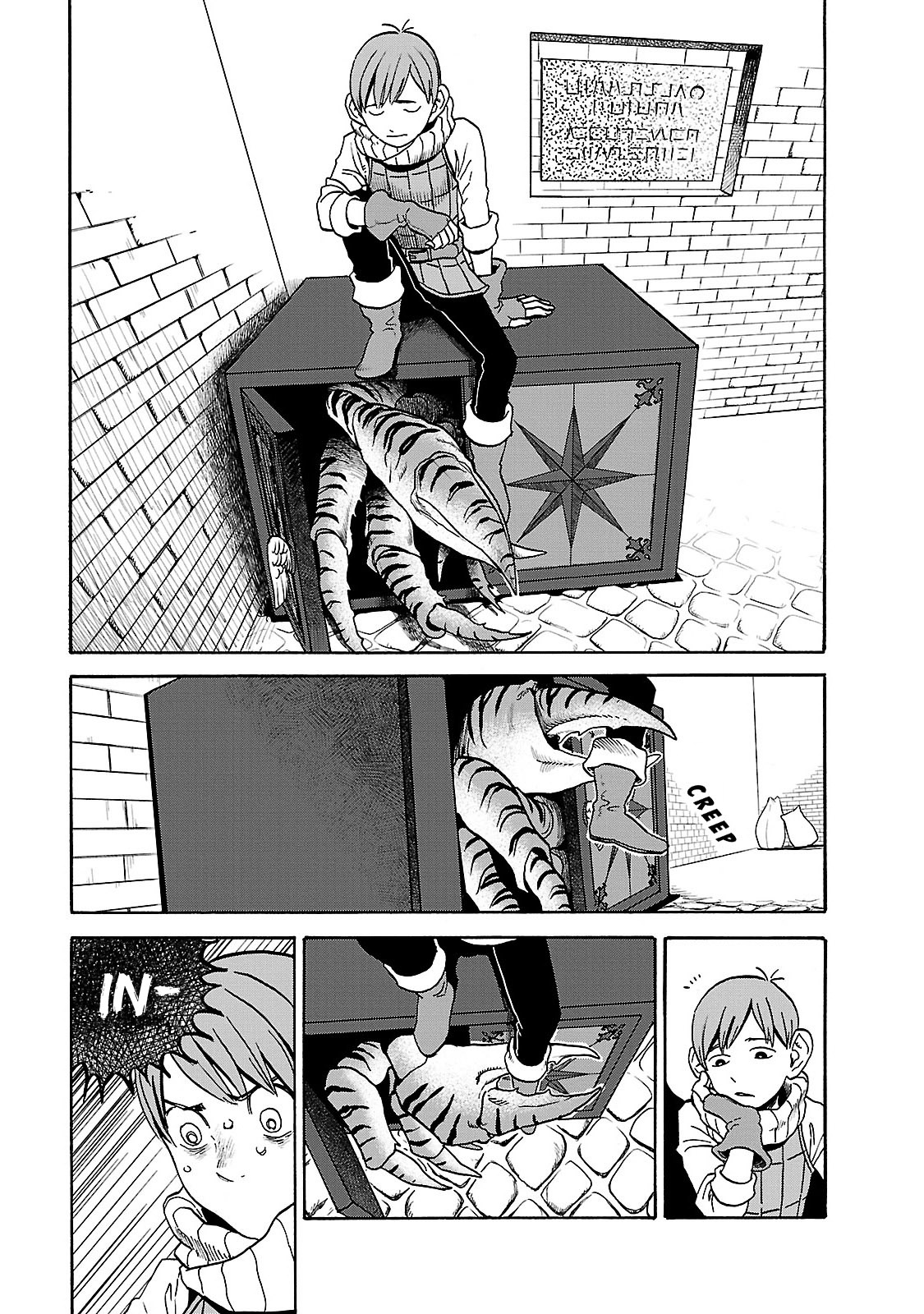 Halaman 14 dari Dungeon Meshi Chapter 13