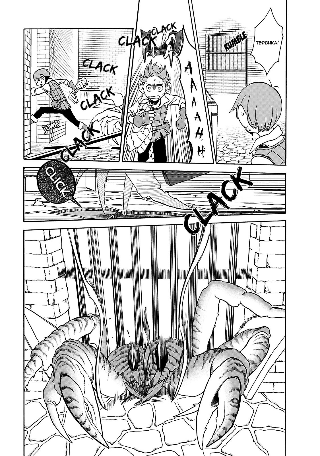 Halaman 22 dari Dungeon Meshi Chapter 13
