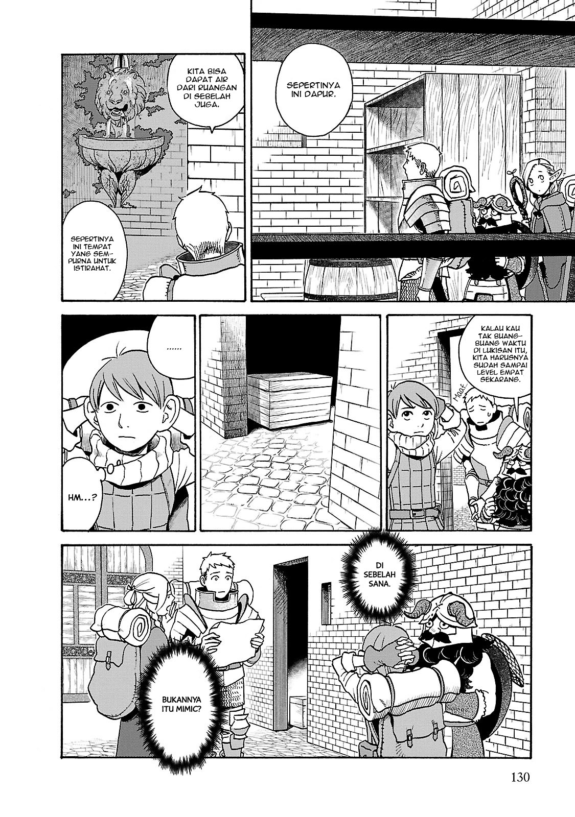 Halaman 3 dari Dungeon Meshi Chapter 13