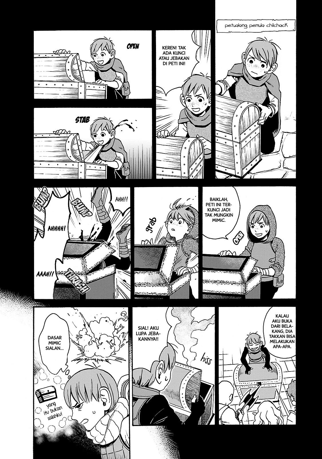 Halaman 5 dari Dungeon Meshi Chapter 13