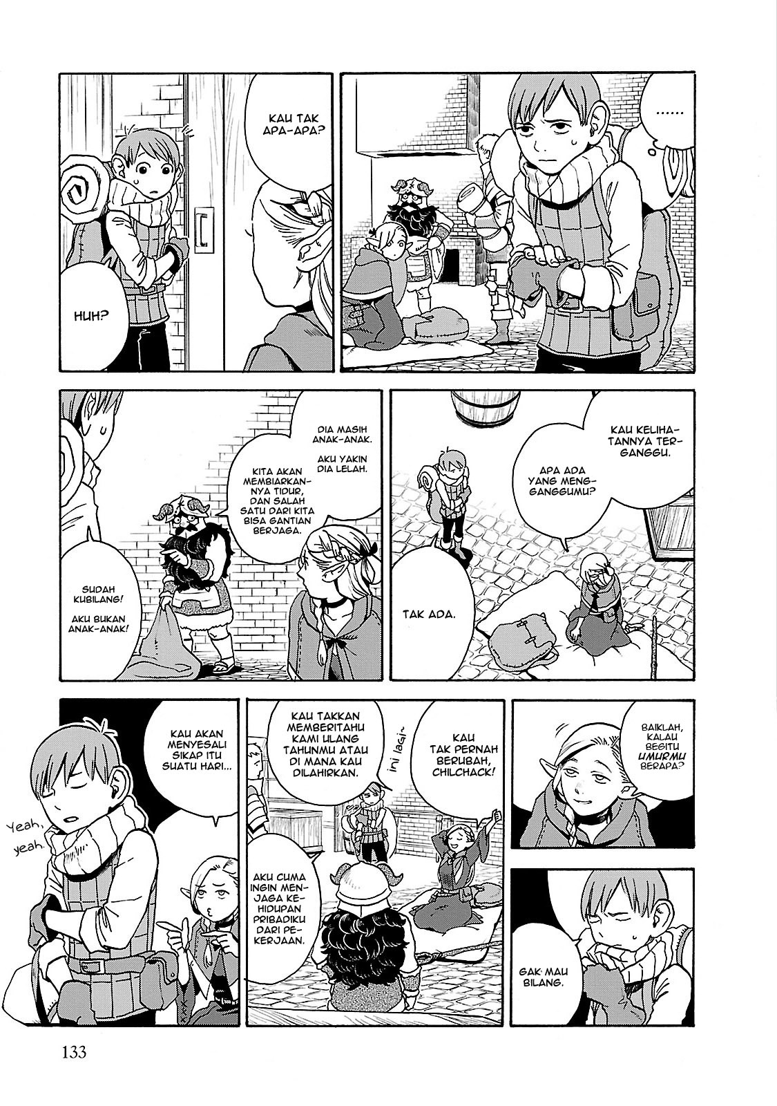 Halaman 6 dari Dungeon Meshi Chapter 13