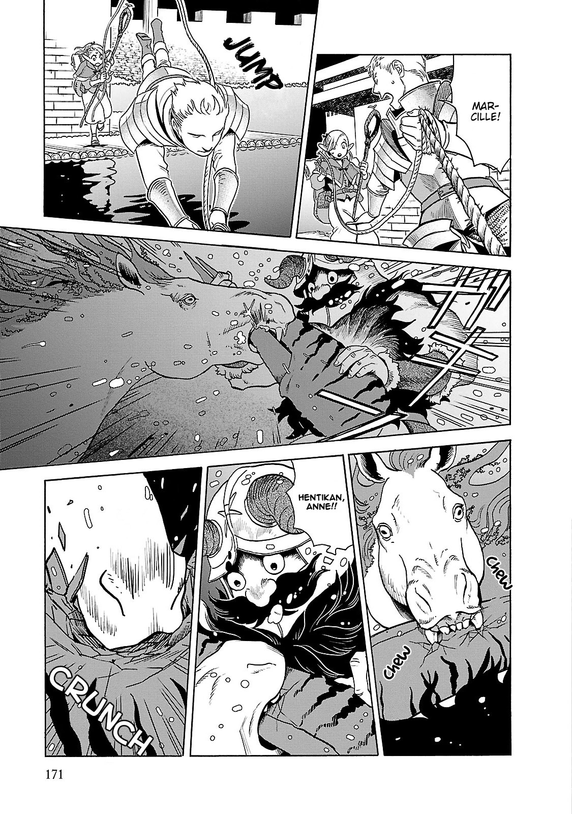 Halaman 16 dari Dungeon Meshi Chapter 14