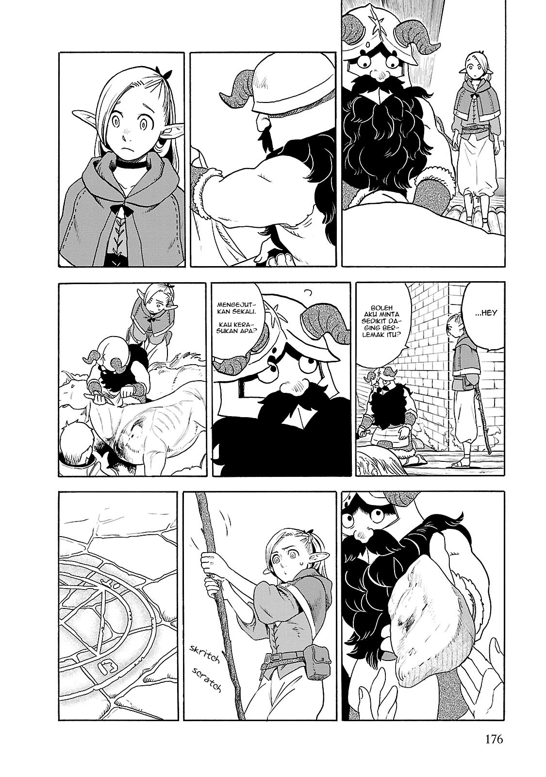 Halaman 21 dari Dungeon Meshi Chapter 14