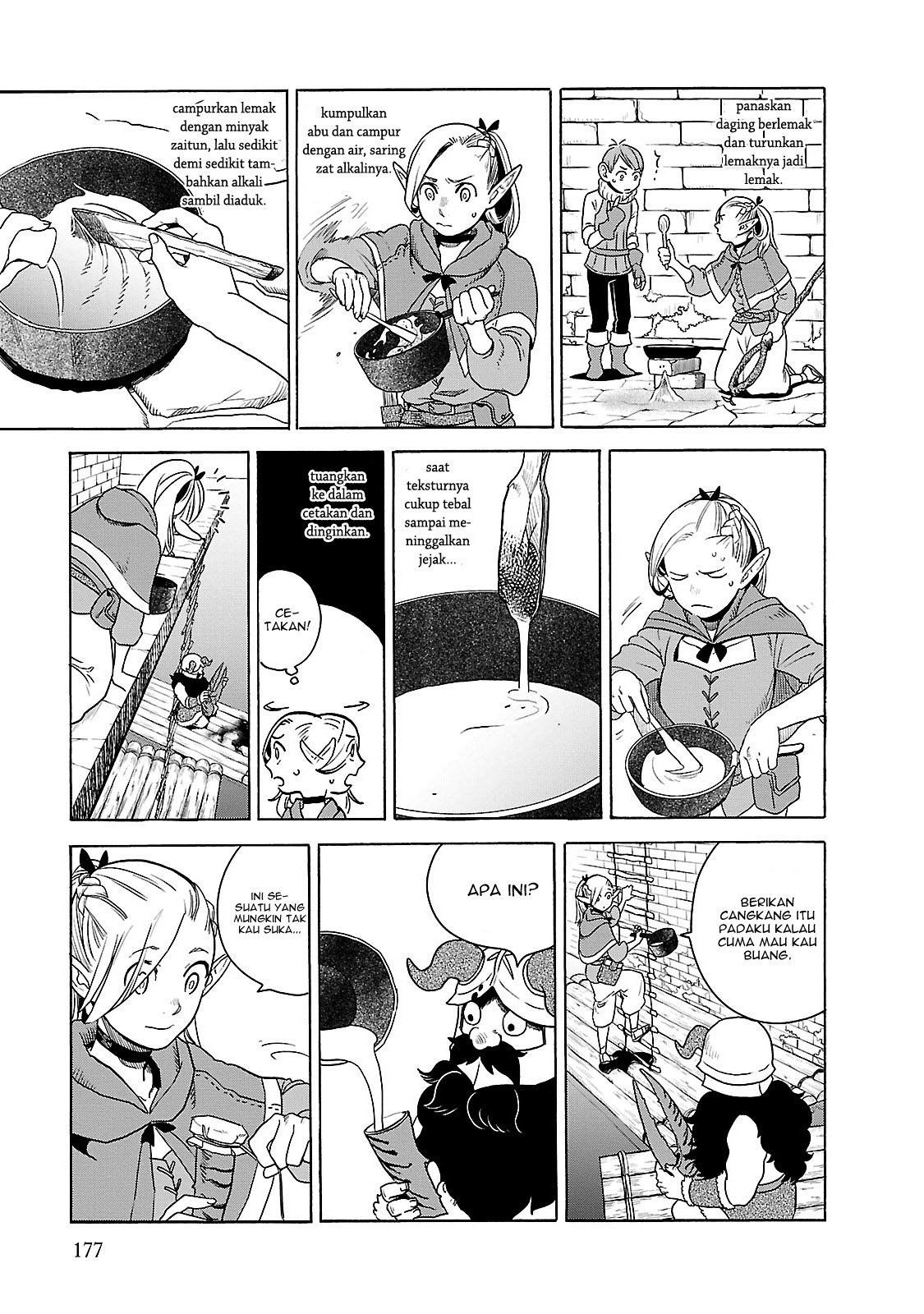 Halaman 22 dari Dungeon Meshi Chapter 14