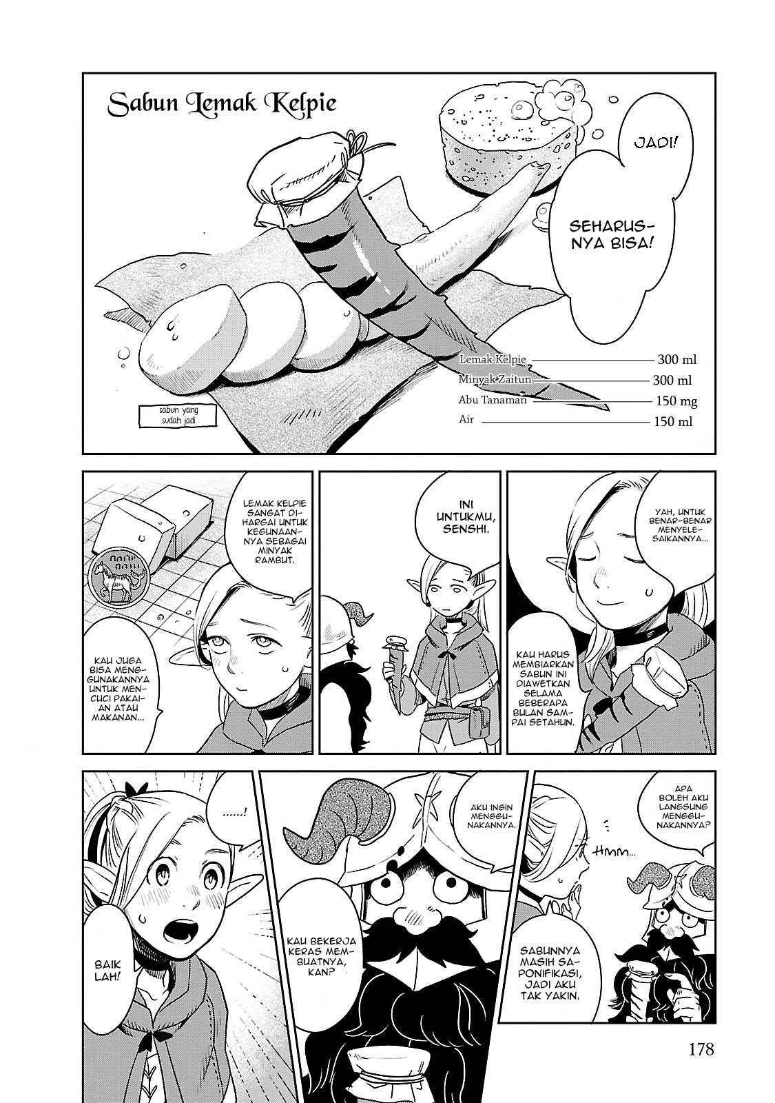 Halaman 23 dari Dungeon Meshi Chapter 14