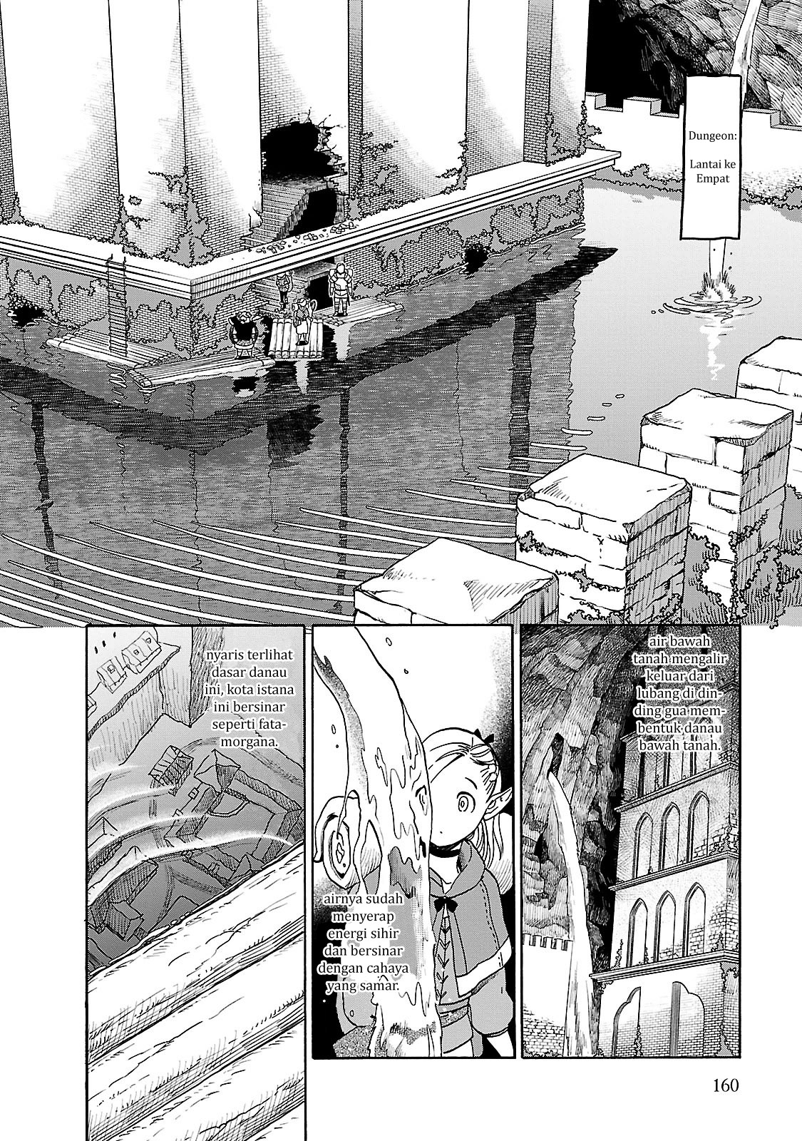 Halaman 5 dari Dungeon Meshi Chapter 14