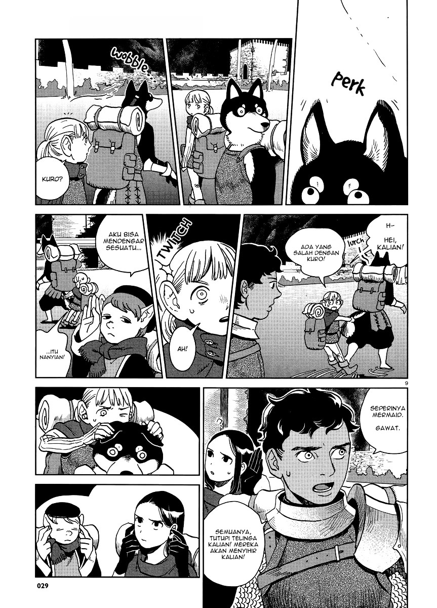Halaman 10 dari Dungeon Meshi Chapter 15