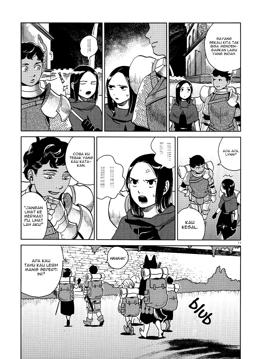 Halaman 12 dari Dungeon Meshi Chapter 15