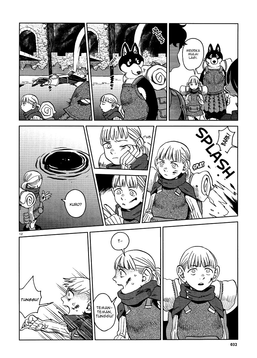 Halaman 13 dari Dungeon Meshi Chapter 15