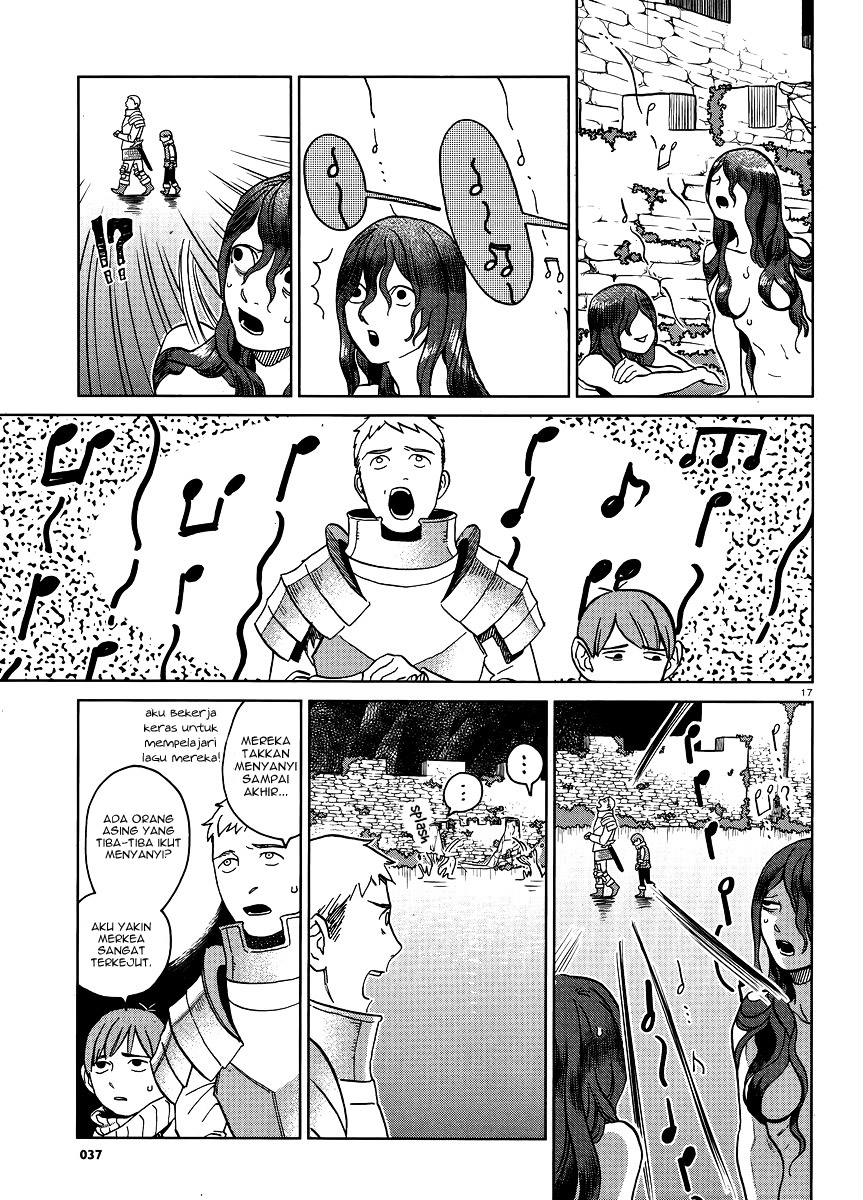 Halaman 18 dari Dungeon Meshi Chapter 15