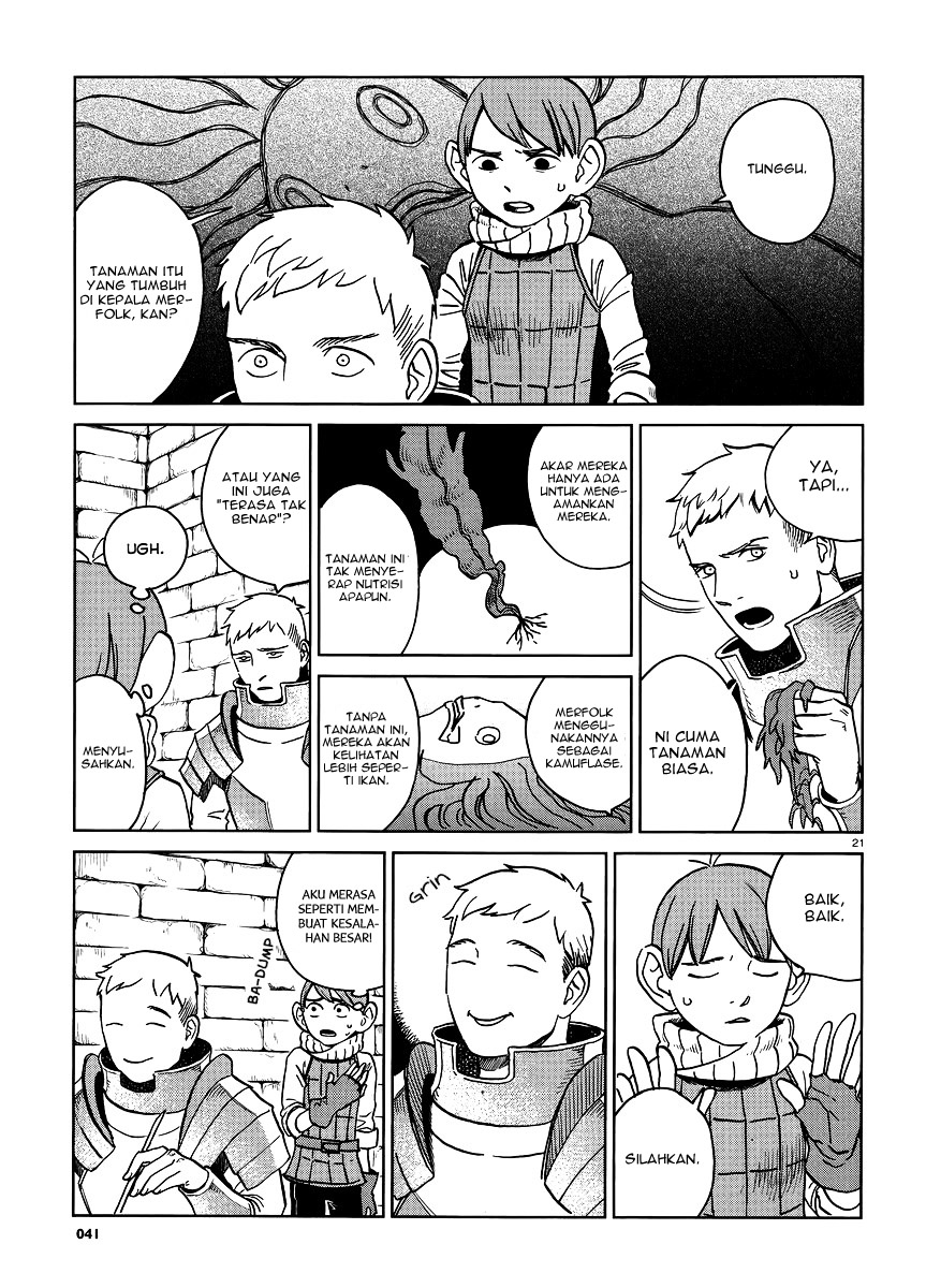 Halaman 22 dari Dungeon Meshi Chapter 15