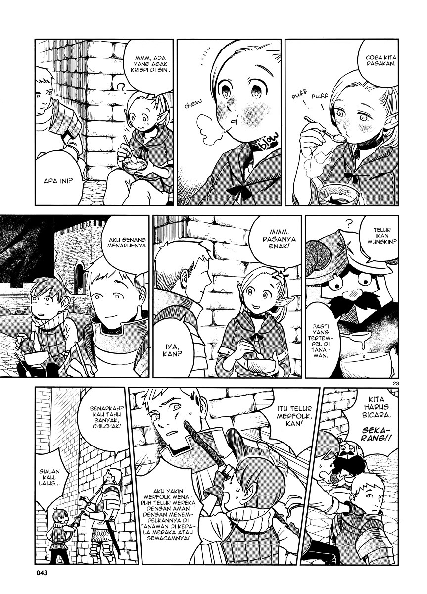 Halaman 24 dari Dungeon Meshi Chapter 15