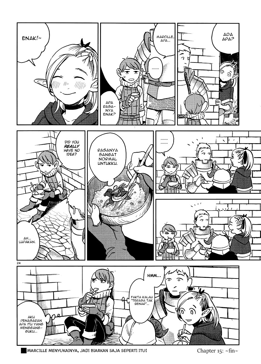 Halaman 25 dari Dungeon Meshi Chapter 15