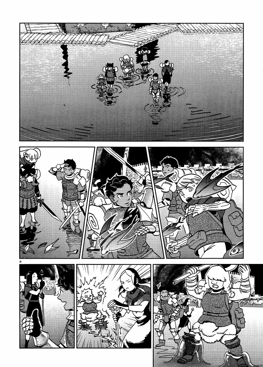 Halaman 9 dari Dungeon Meshi Chapter 15