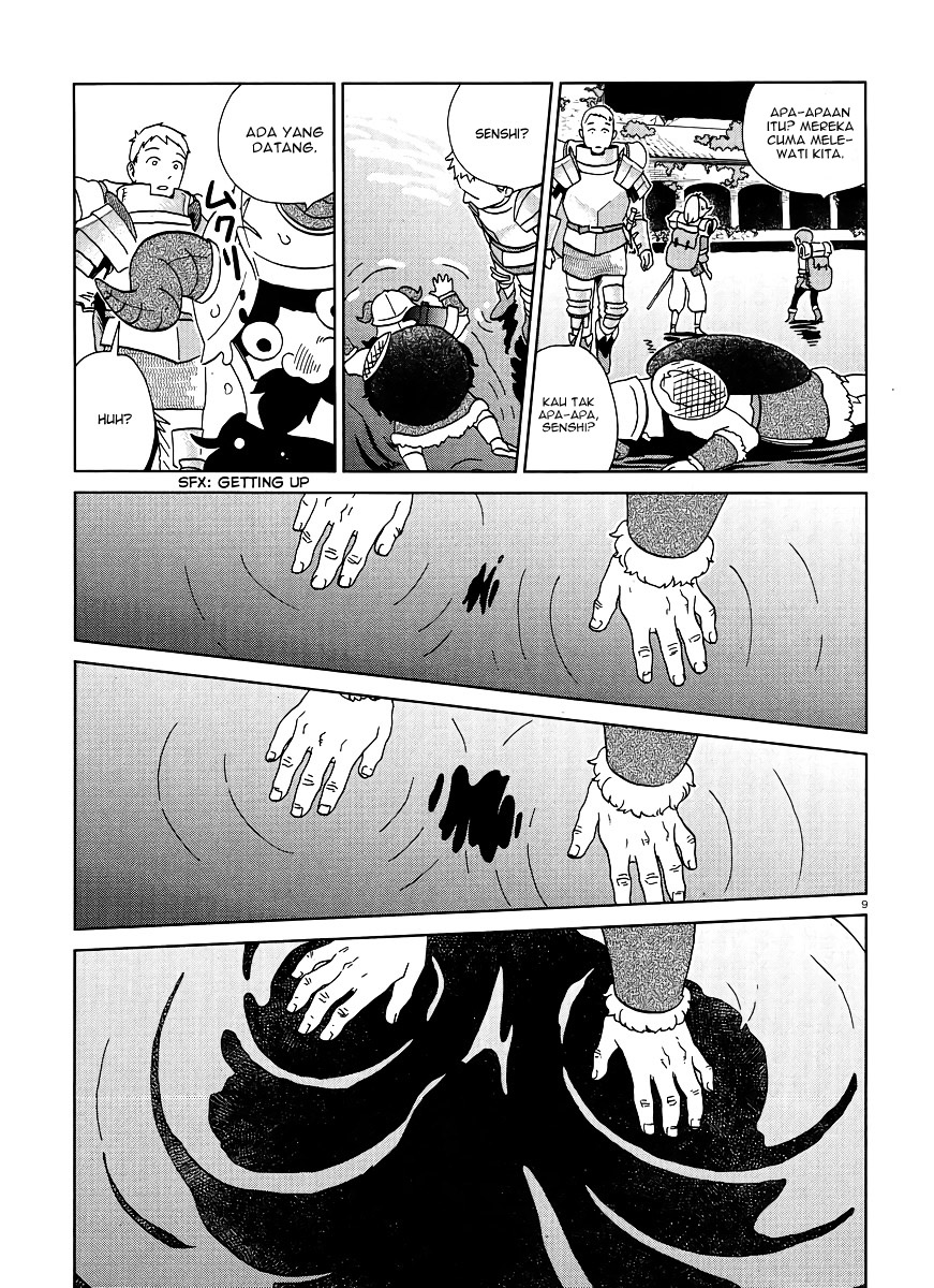 Halaman 10 dari Dungeon Meshi Chapter 16