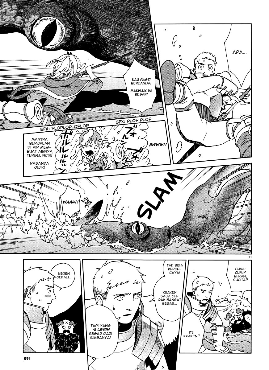 Halaman 12 dari Dungeon Meshi Chapter 16