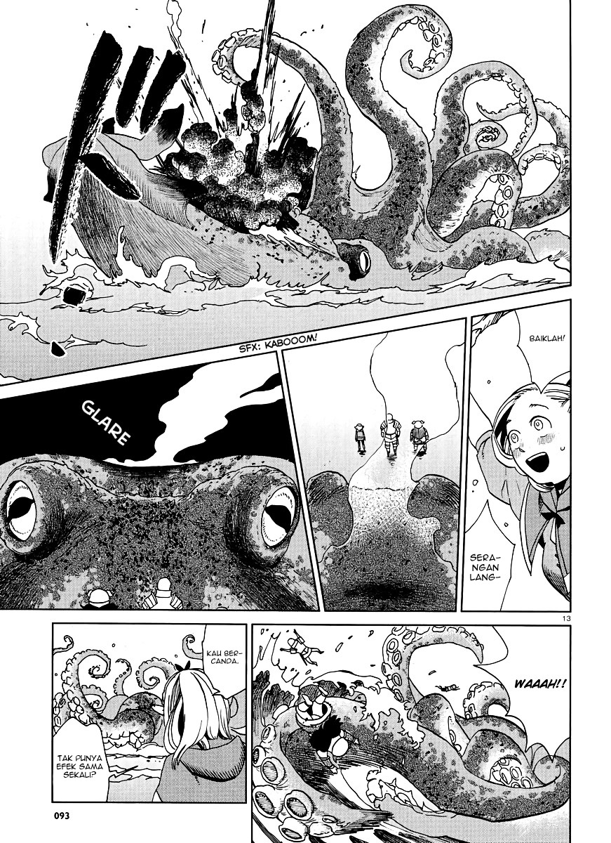 Halaman 14 dari Dungeon Meshi Chapter 16