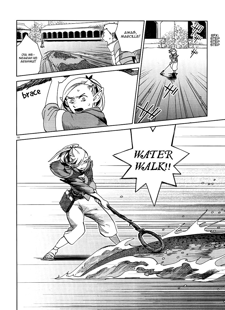 Halaman 17 dari Dungeon Meshi Chapter 16