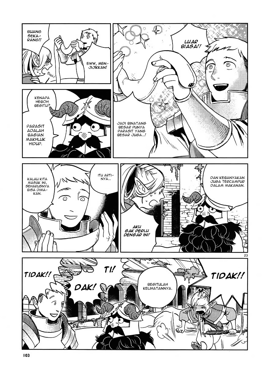 Halaman 24 dari Dungeon Meshi Chapter 16