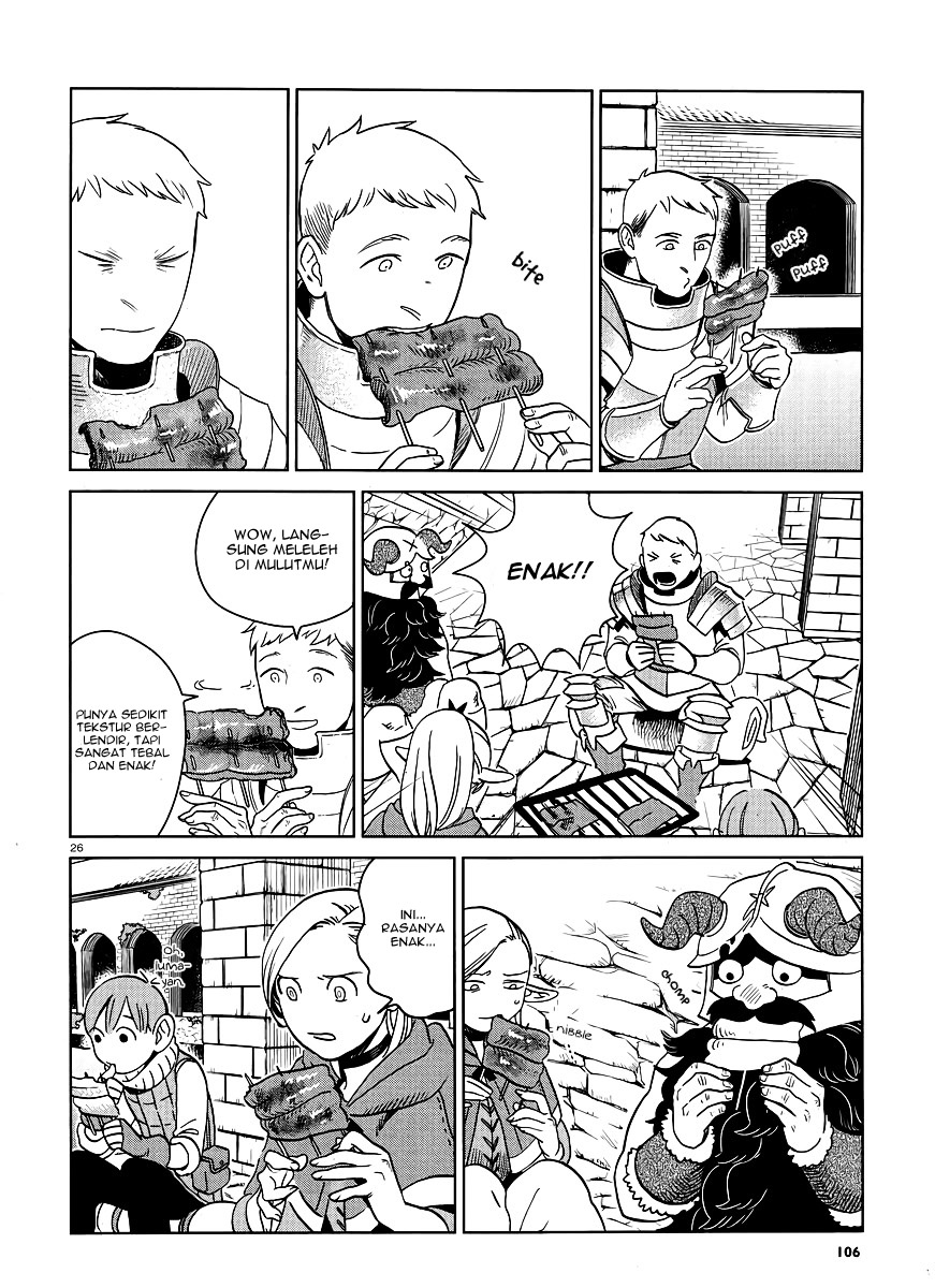 Halaman 27 dari Dungeon Meshi Chapter 16