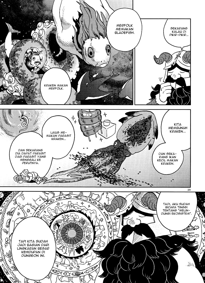 Halaman 30 dari Dungeon Meshi Chapter 16