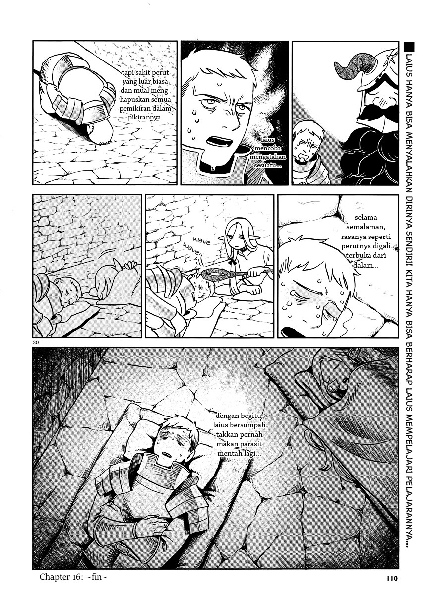 Halaman 31 dari Dungeon Meshi Chapter 16