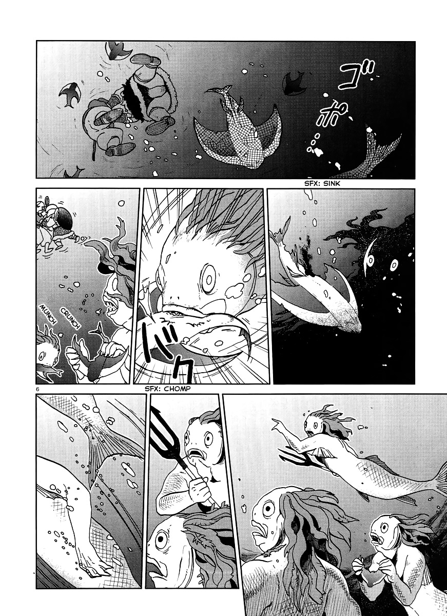 Halaman 7 dari Dungeon Meshi Chapter 16