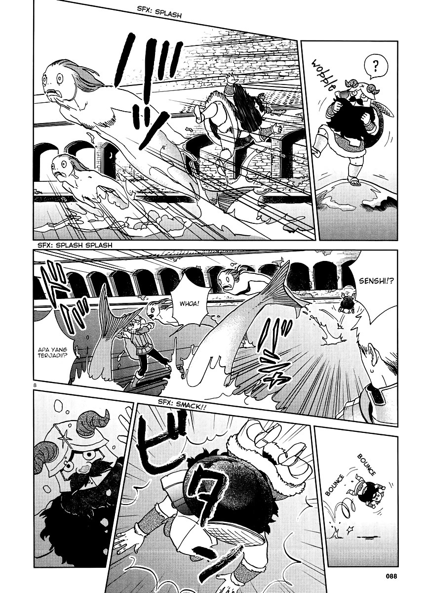 Halaman 9 dari Dungeon Meshi Chapter 16
