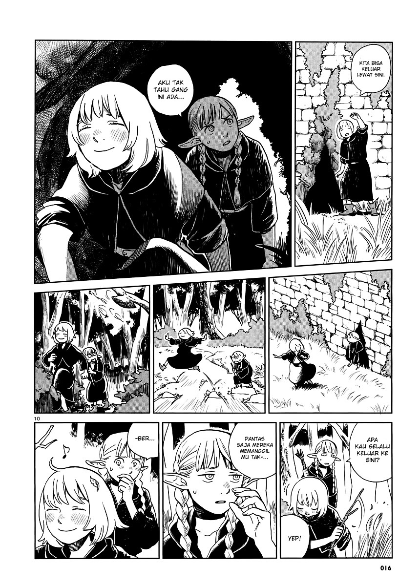 Halaman 11 dari Dungeon Meshi Chapter 17