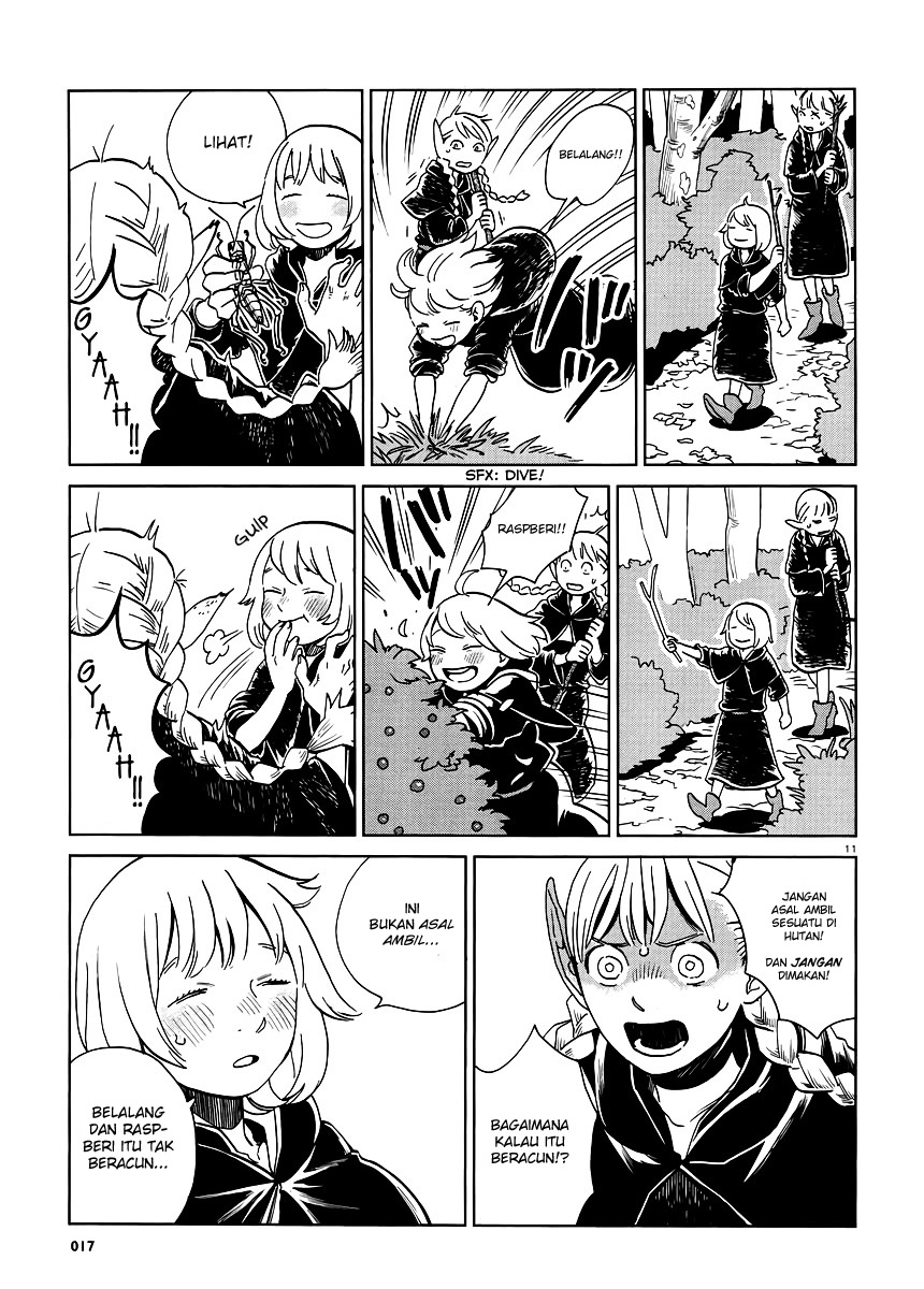 Halaman 12 dari Dungeon Meshi Chapter 17