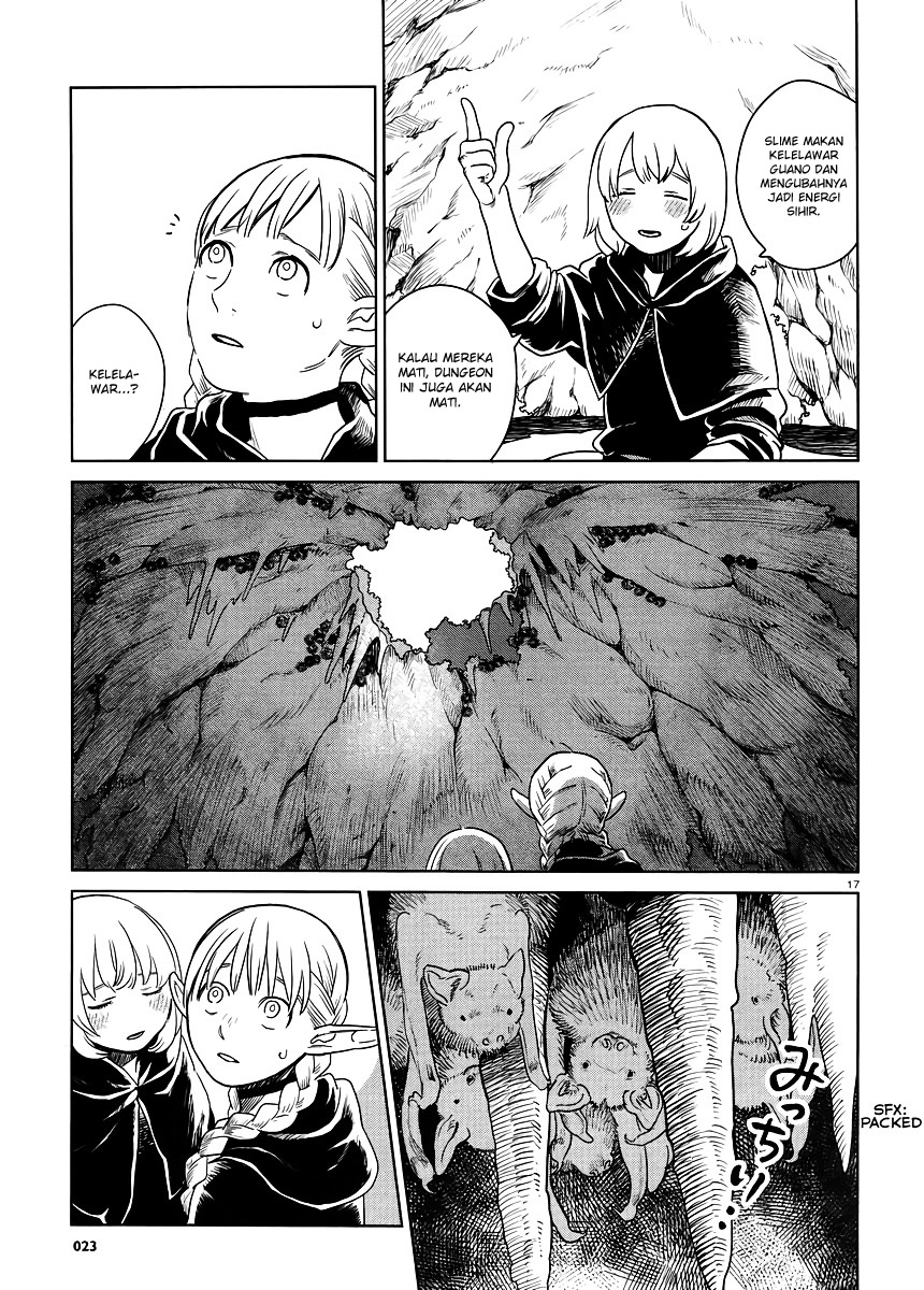 Halaman 18 dari Dungeon Meshi Chapter 17