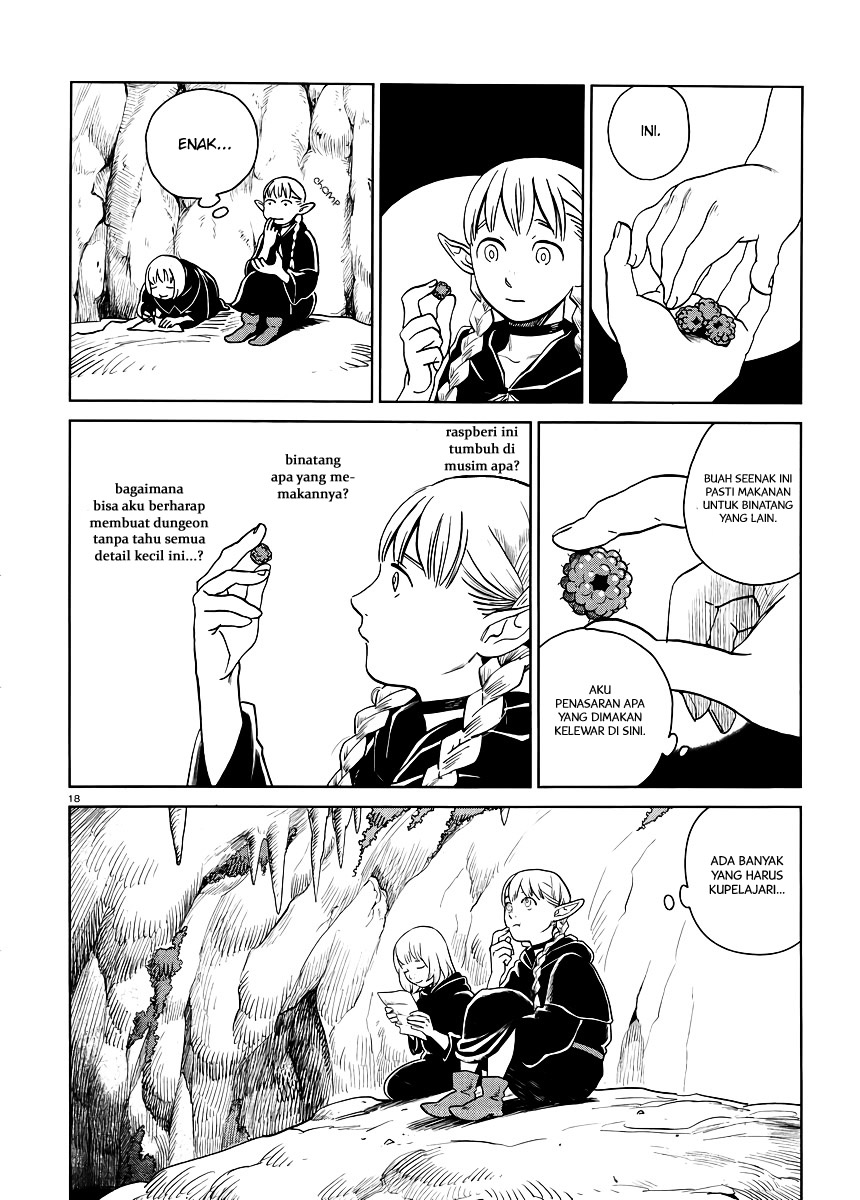 Halaman 19 dari Dungeon Meshi Chapter 17