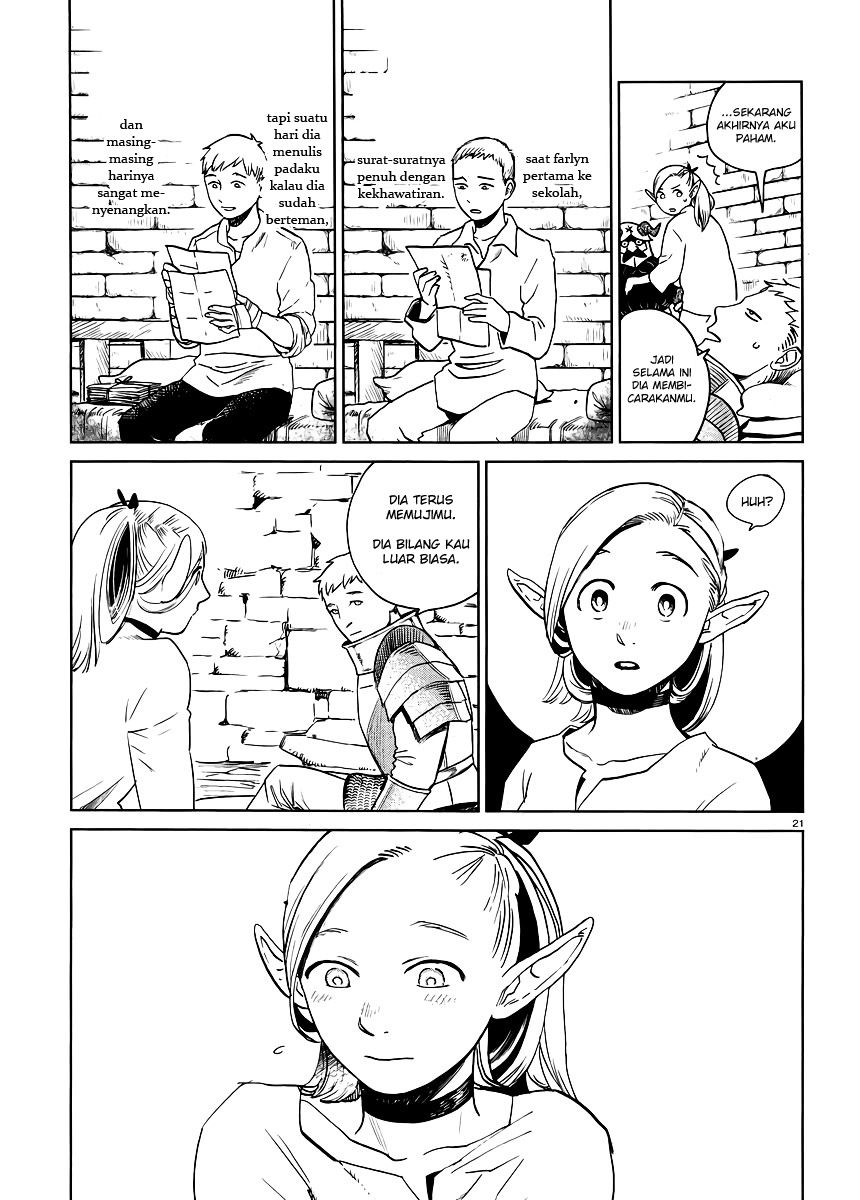Halaman 22 dari Dungeon Meshi Chapter 17