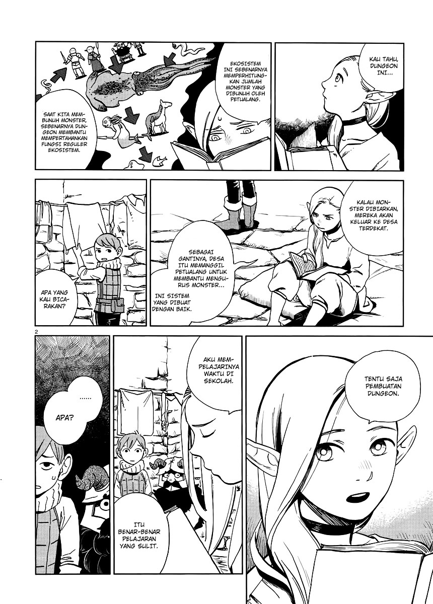 Halaman 3 dari Dungeon Meshi Chapter 17