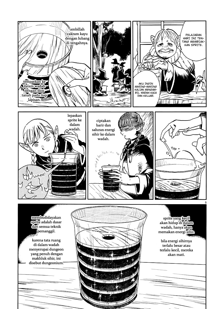 Halaman 6 dari Dungeon Meshi Chapter 17